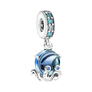 Charm Colgante Pulpo Cristal de Murano