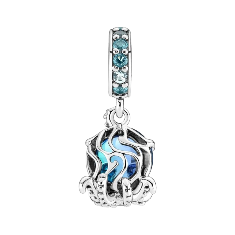Charm Colgante Pulpo Cristal de Murano