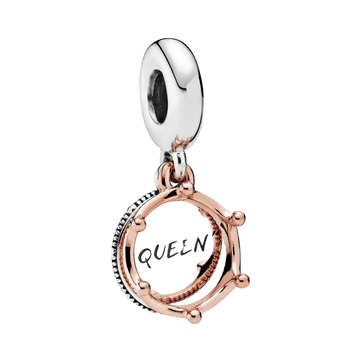 Charm Colgante Reina y Corona Real