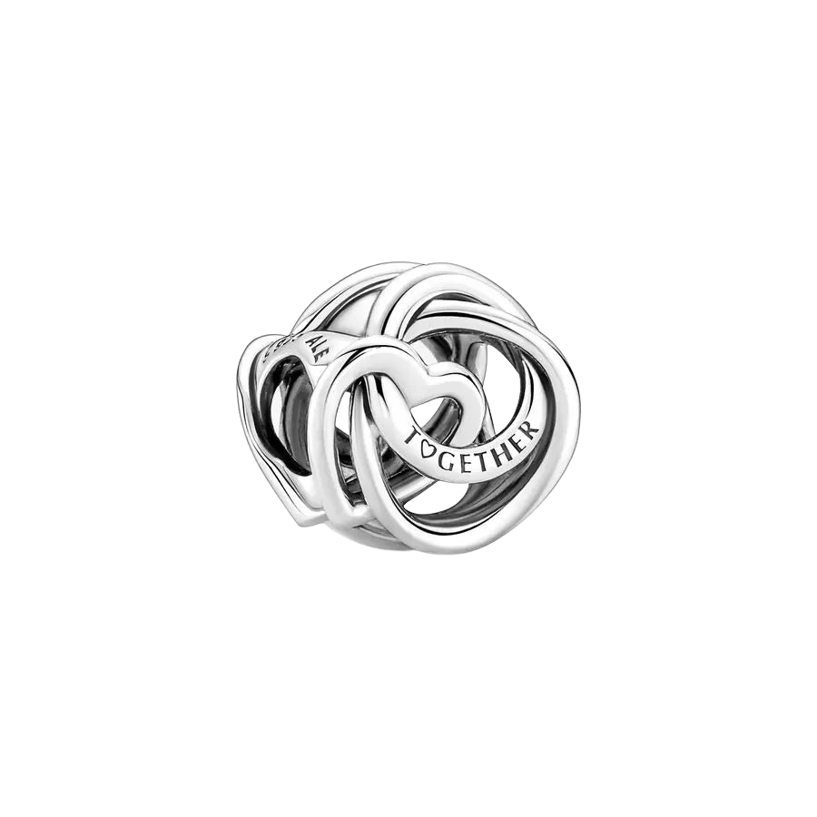 Charm Corazón Círculo Familiar Siempre