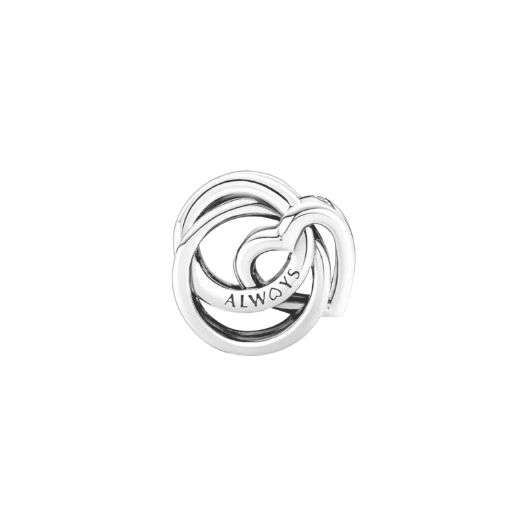 Charm Corazón Círculo Familiar Siempre