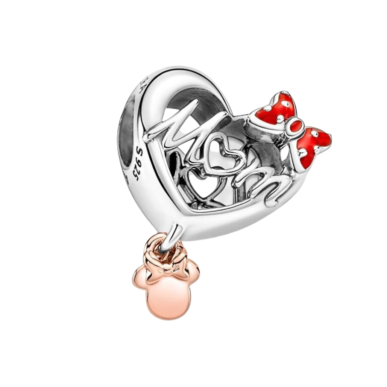 Charm Corazón Mamá Minnie Mouse de Disney