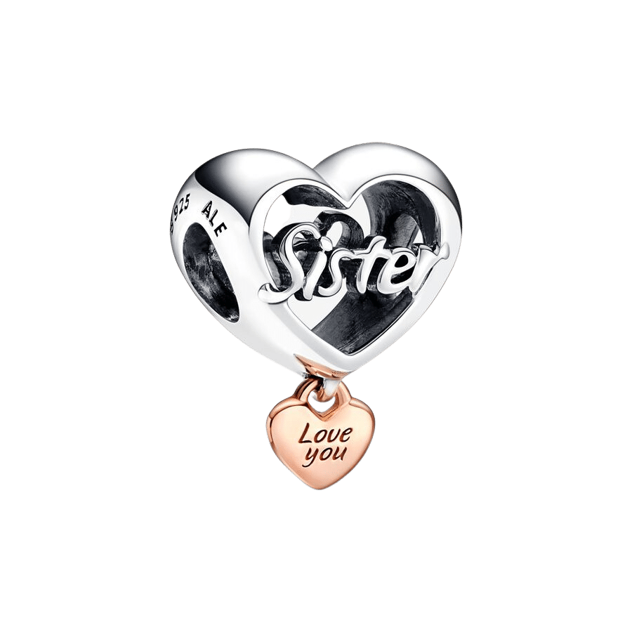 Charm Corazón Te Quiero Hermana