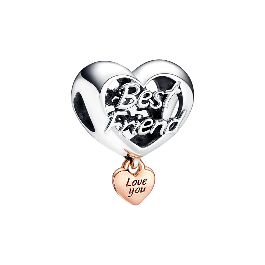 Charm Corazón Te Quiero Mejor Amiga
