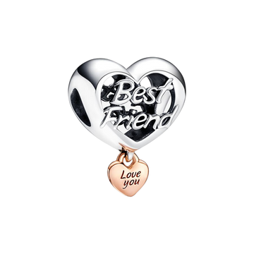 Charm Corazón Te Quiero Mejor Amiga