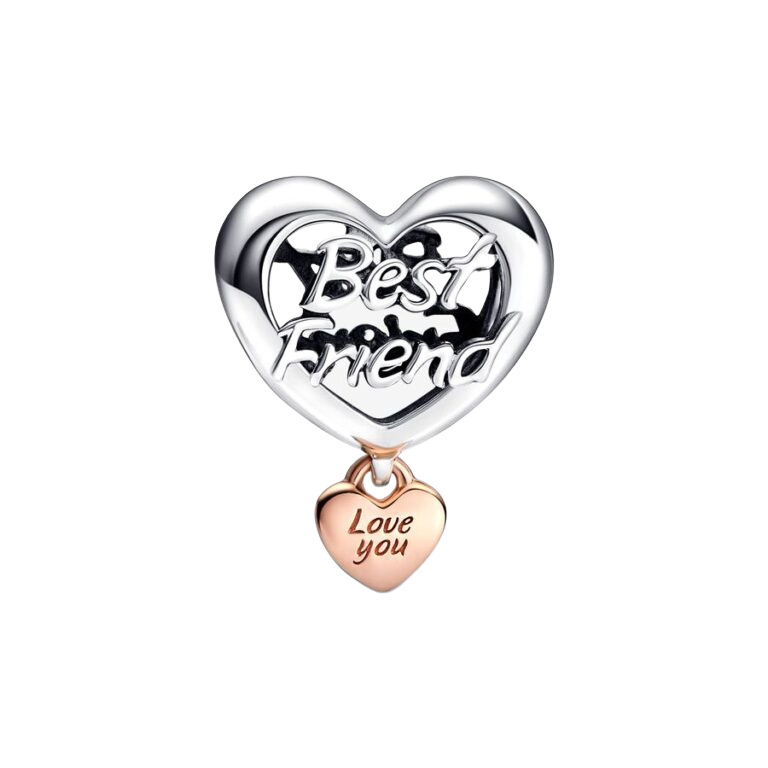 Charm Corazón Te Quiero Mejor Amiga