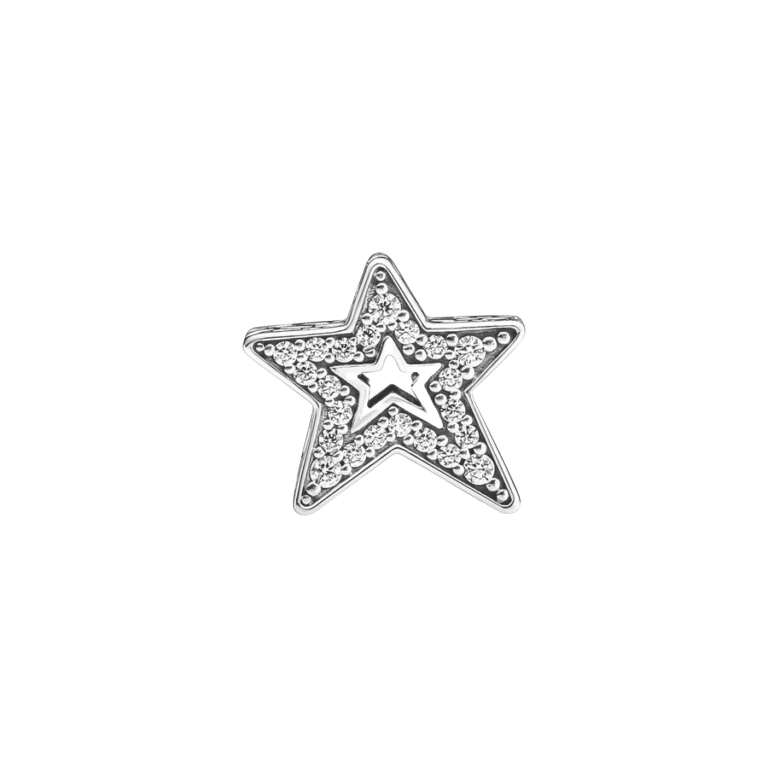 Charm Estrella Asimétrica Brillante