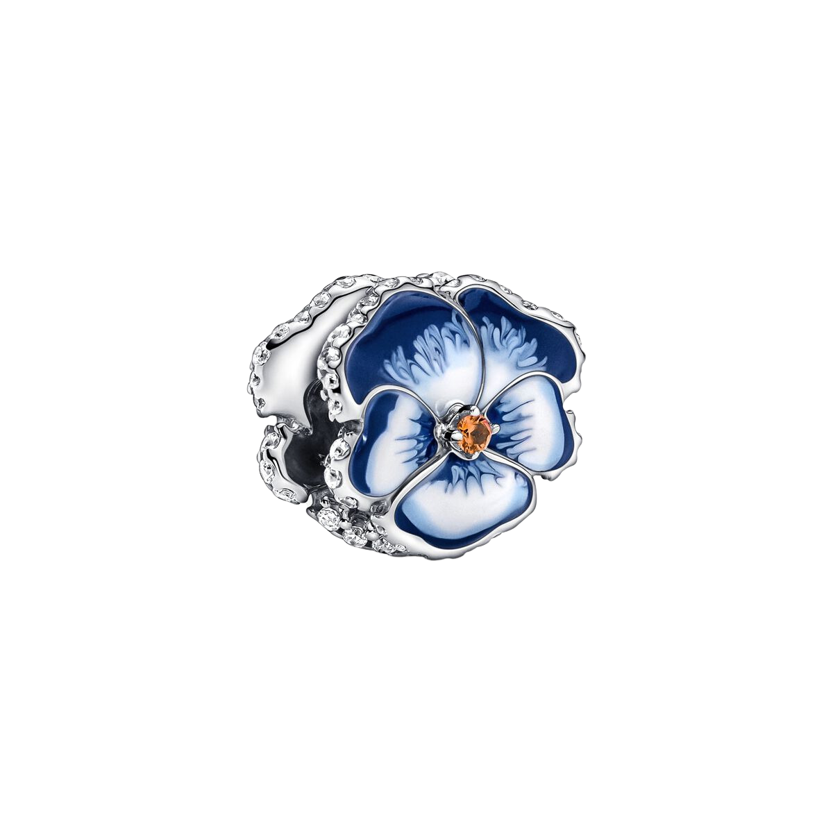 Charm Flor Pensamiento Azul