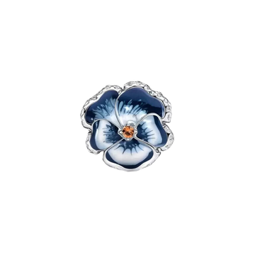 Charm Flor Pensamiento Azul