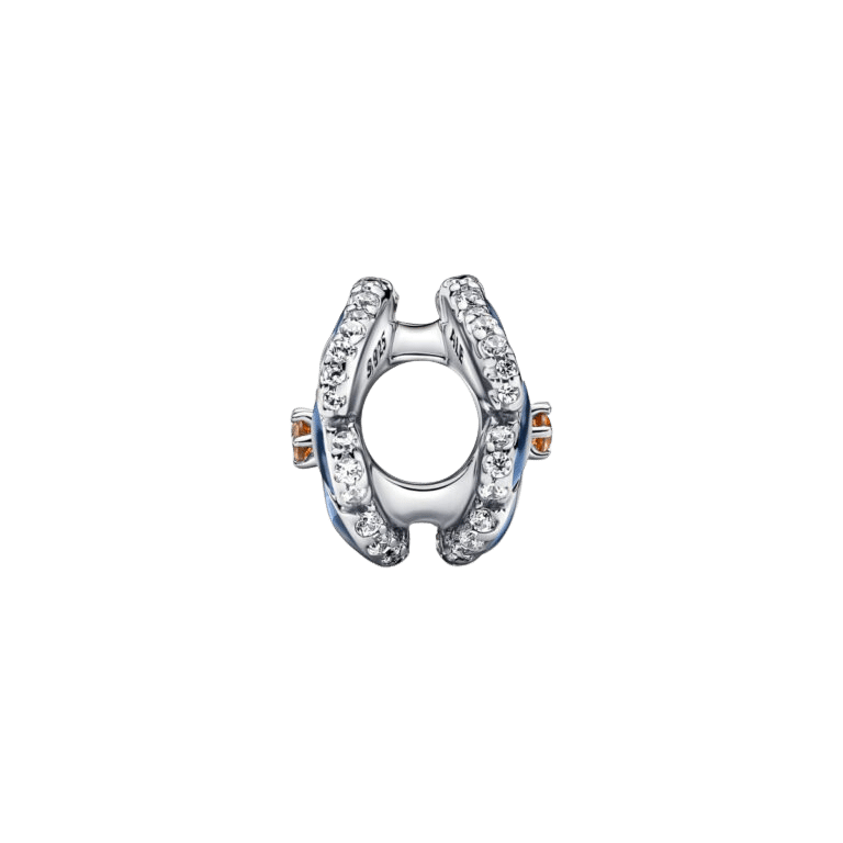 Charm Flor Pensamiento Azul