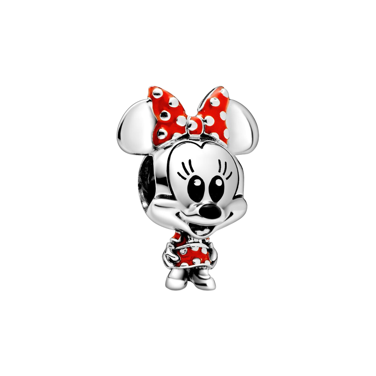 Charm Minnie Mouse con Vestido y Lazo de lunares de Disney