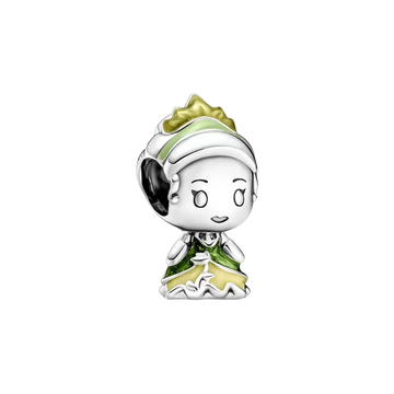 Charm Princesa Tiana y el Sapo de Disney