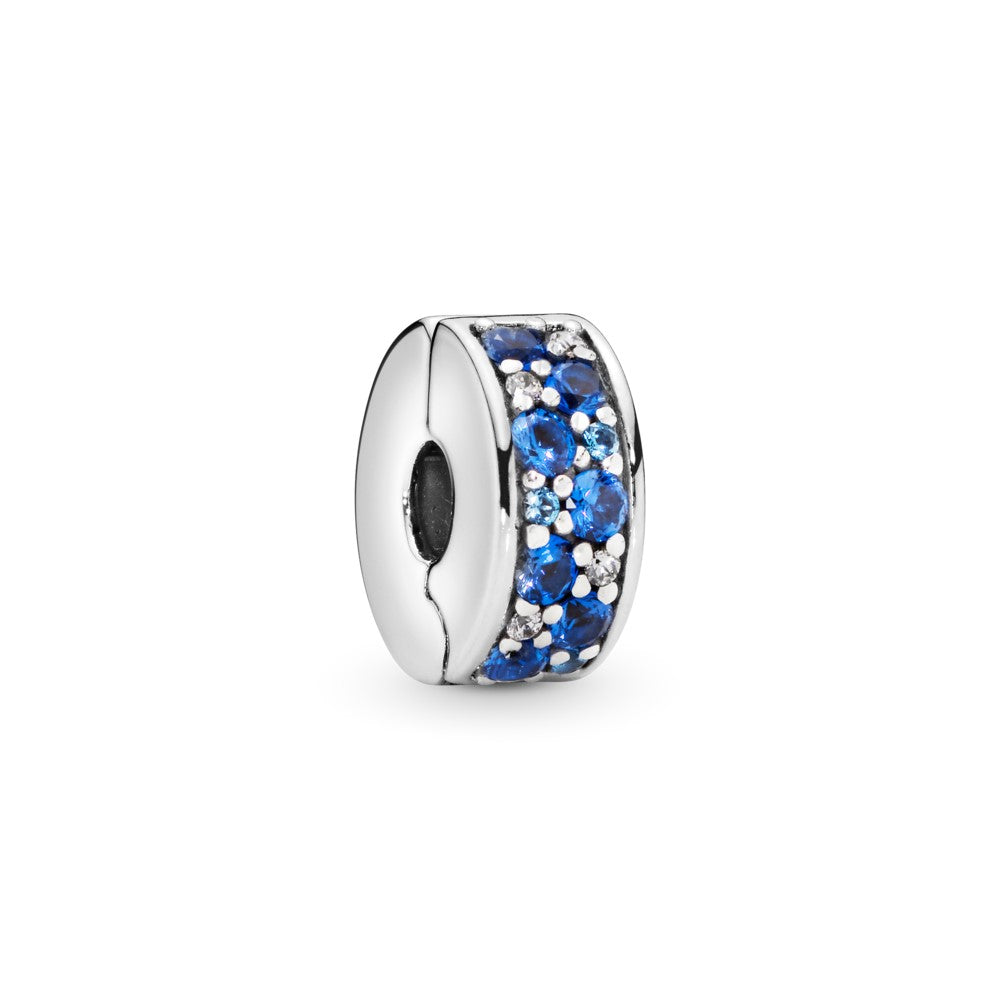 Charm de Clip Pavé Azul