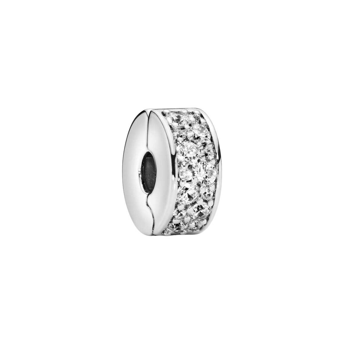 Charm de clip Pavé Transparente