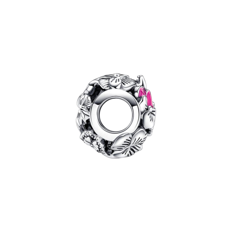 Charm de la Amistad con Flores Pensamiento