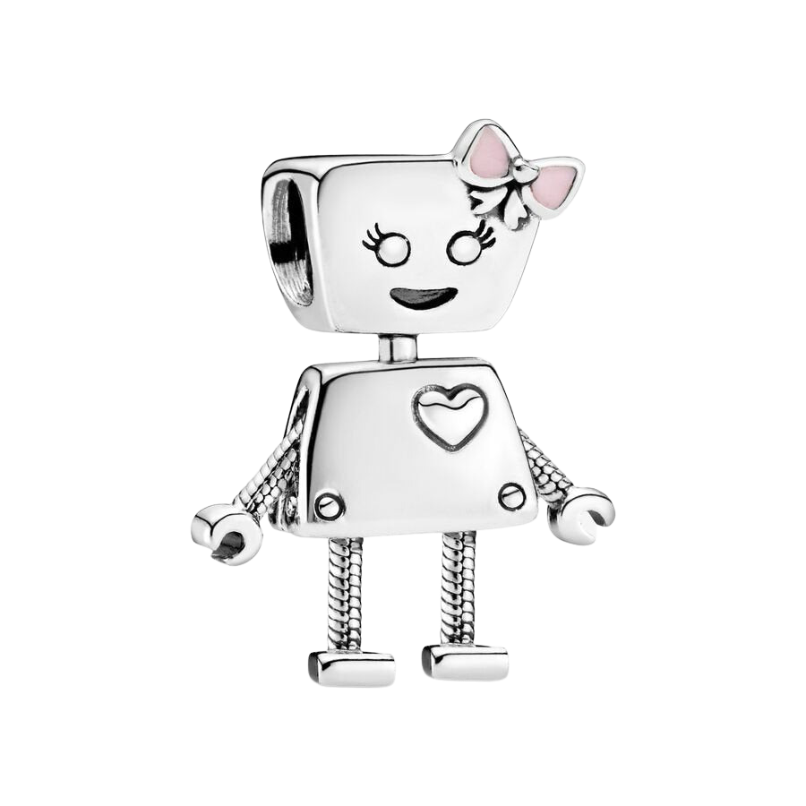 Charm en plata de ley Bella Bot