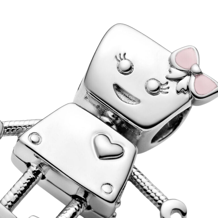 Charm en plata de ley Bella Bot