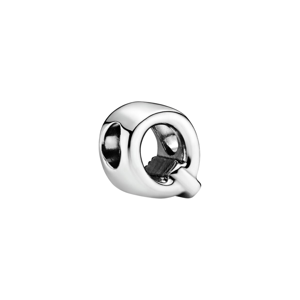 Charm en plata de ley Letra Q