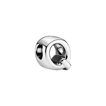 Charm en plata de ley Letra Q