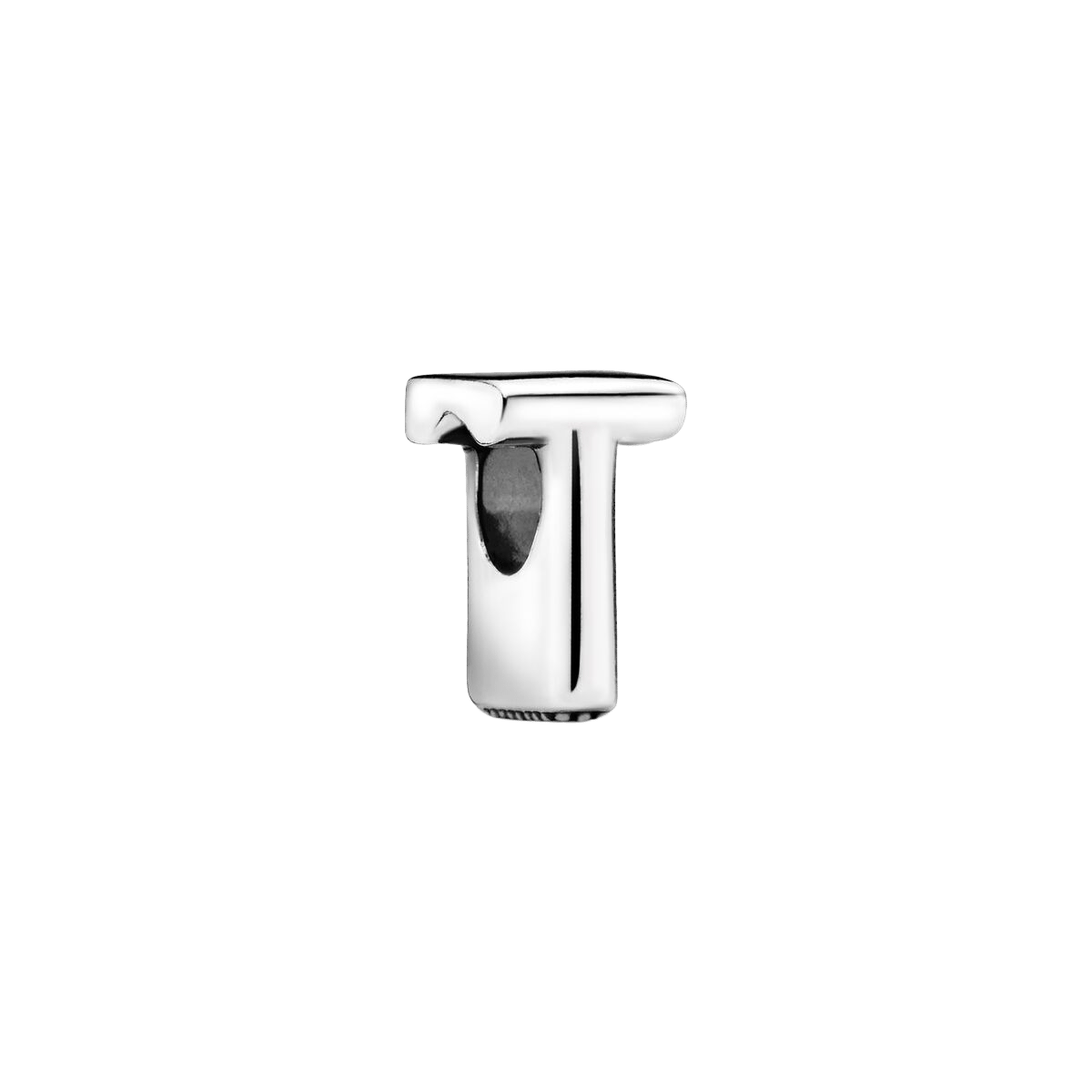 Charm en plata de ley Letra T