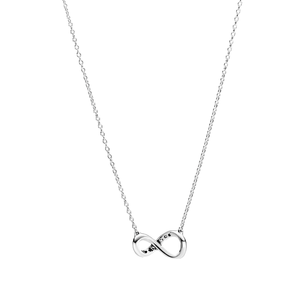 Collar Pandora Collar Círculos Entrelazados en Dos Tonos Pandora Signature - Vista detalle