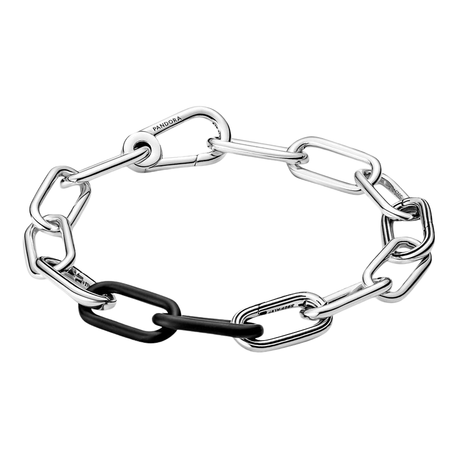 Link Doble en Cerámica Negra Mate Pandora ME