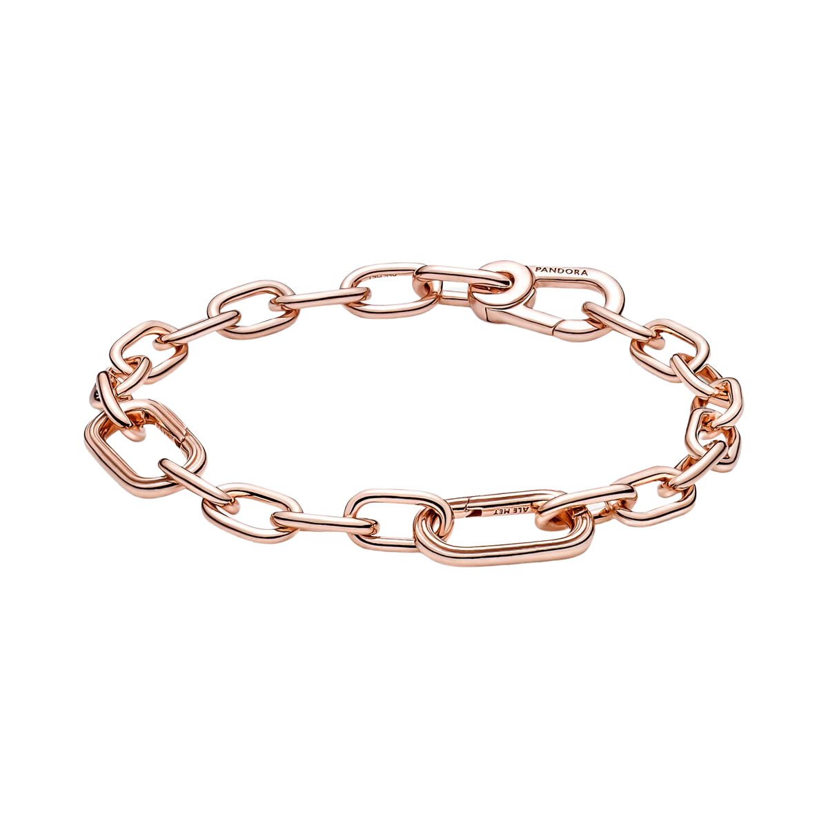 Pulsera Cadena de Eslabones con Cierre de Mosquetón Rose Pandora ME