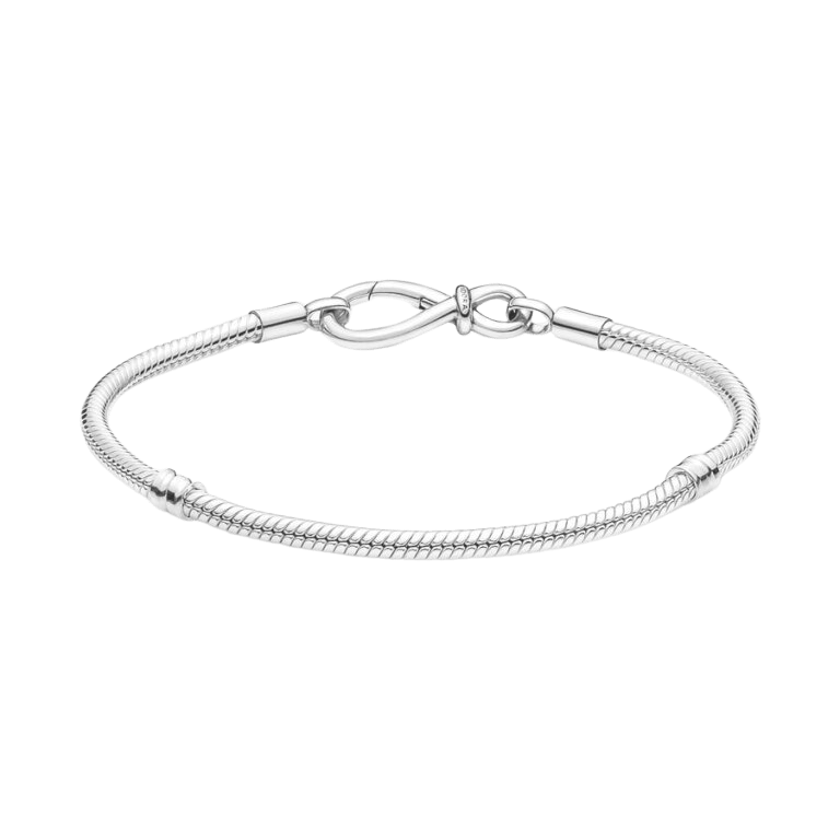 Pulsera Cadena de Serpiente Nudo Infinito