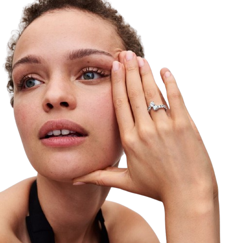 Anillo Banda Brillante Superpuesta