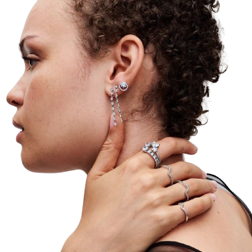 Anillo Banda Brillante Superpuesta