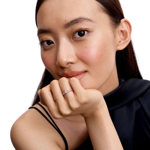 Anillo Corazón Chakra Rosa