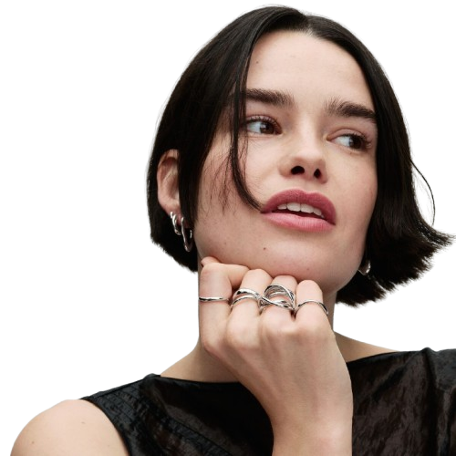 Anillo Banda Forma Orgánica