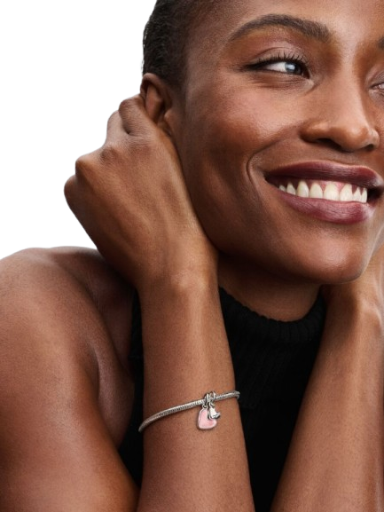 Charm Colgante Divisible Madre e Hija Plata de primera ley