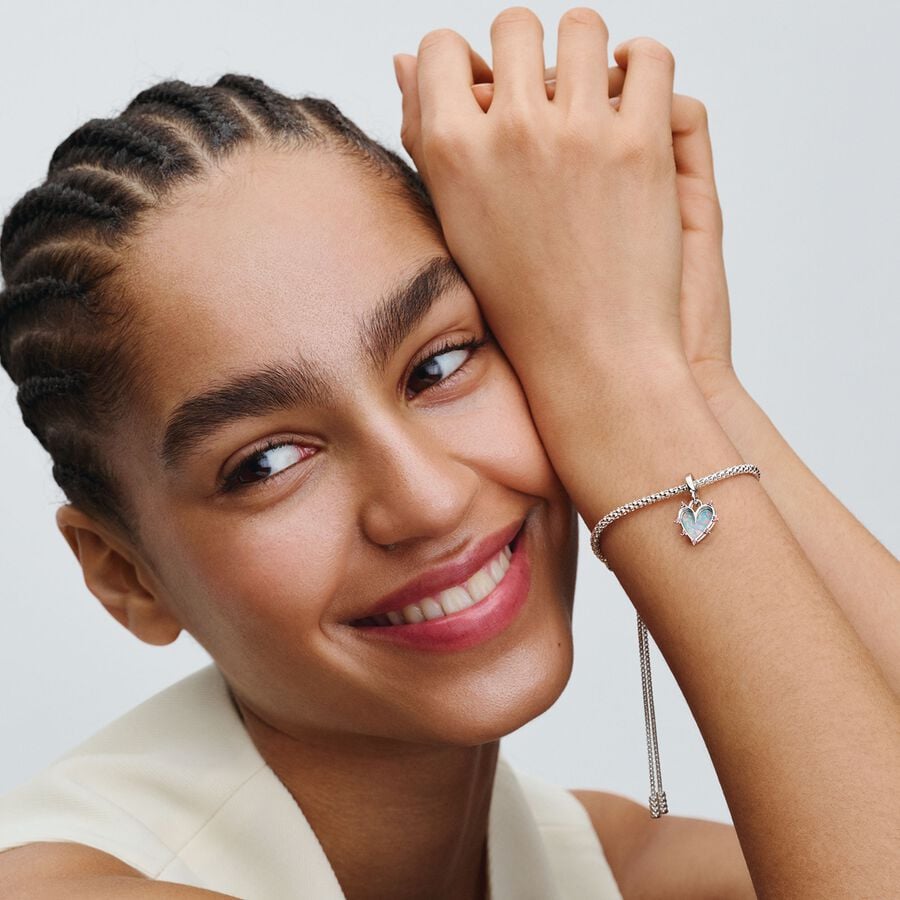 Charm Colgante Doble Amistad Opalescente