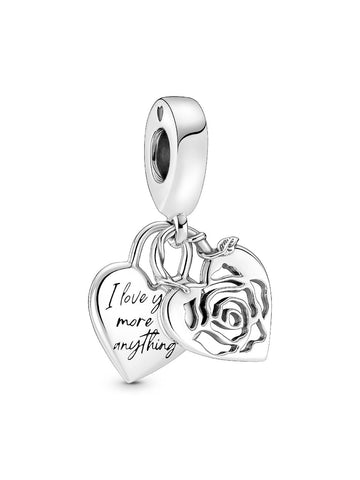 Charm Corazón Candado YA1735 - vista frontal
