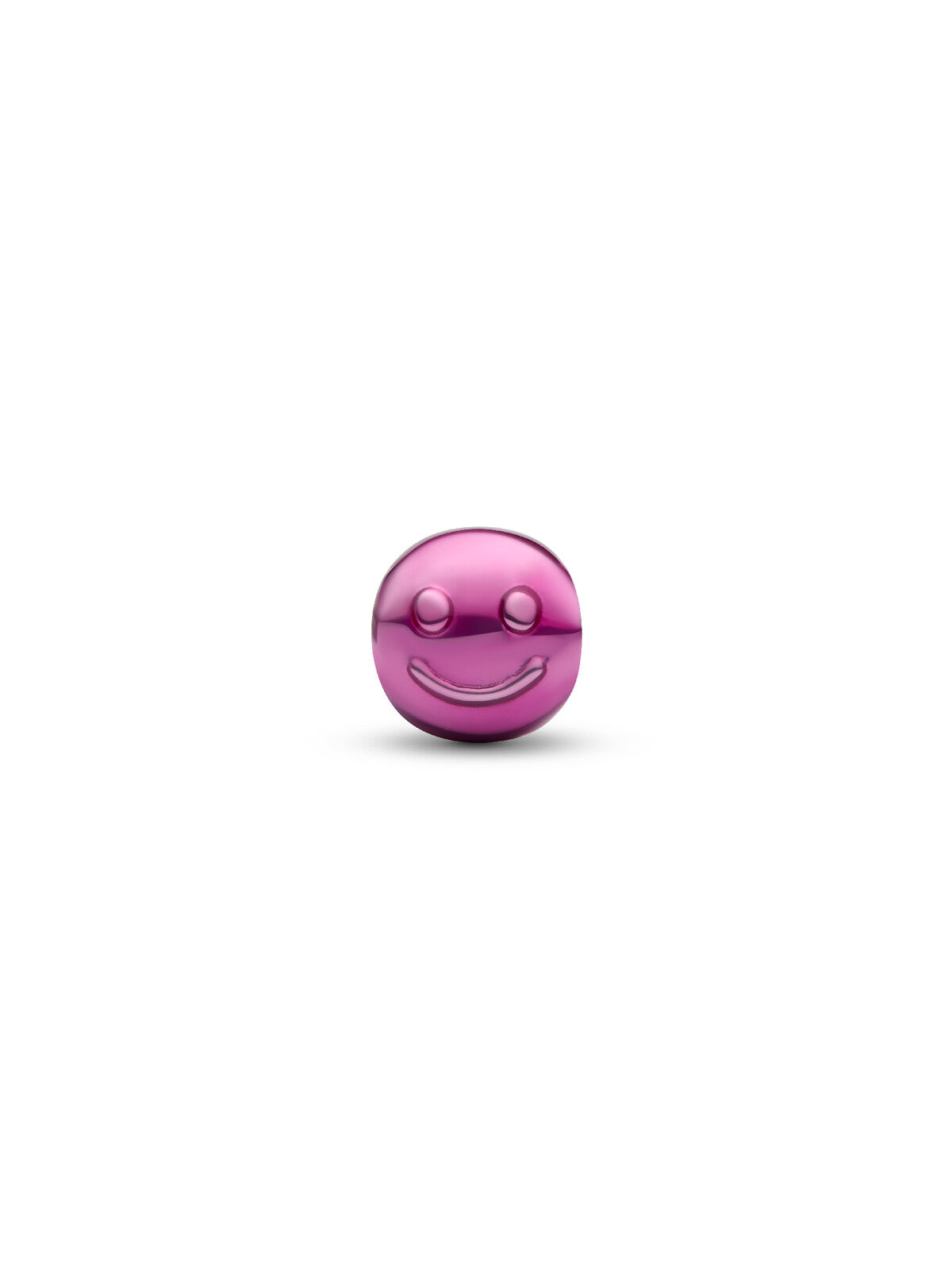Charm Mini Cara Feliz Rosa - vista posterior