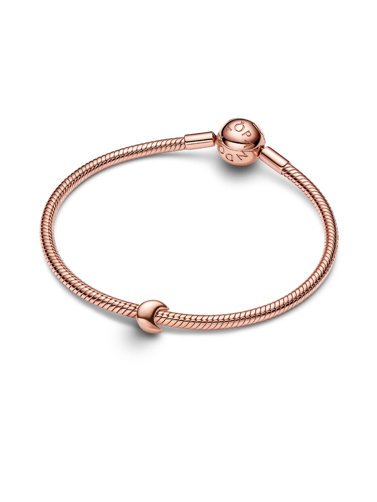 Charm Mini Luna Rose en pulsera Pandora