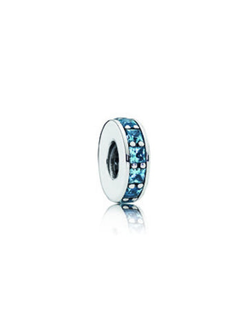 Charm Separador Pandora Eternidad Azul Cielo