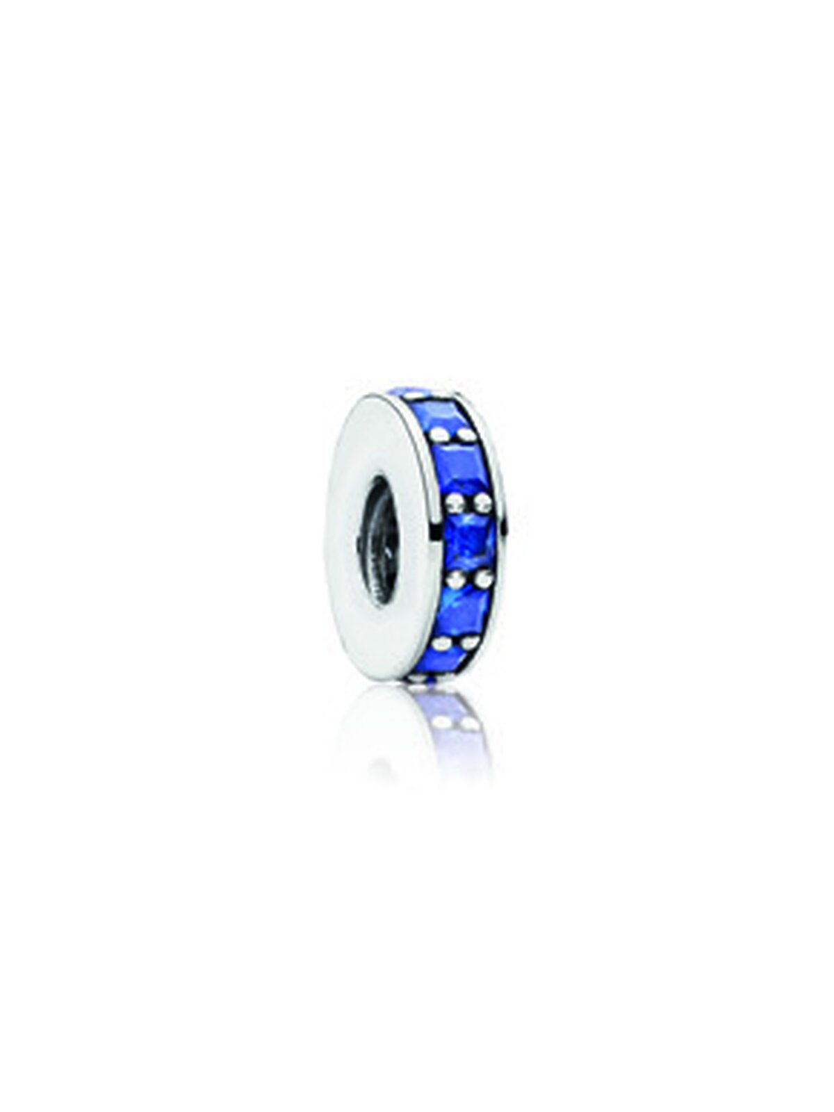 Charm Separador Pandora Eternidad Azul Real