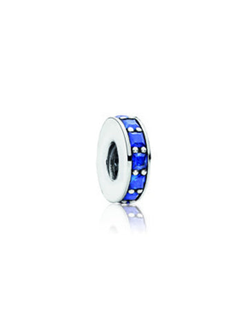 Charm Separador Pandora Eternidad Azul Real