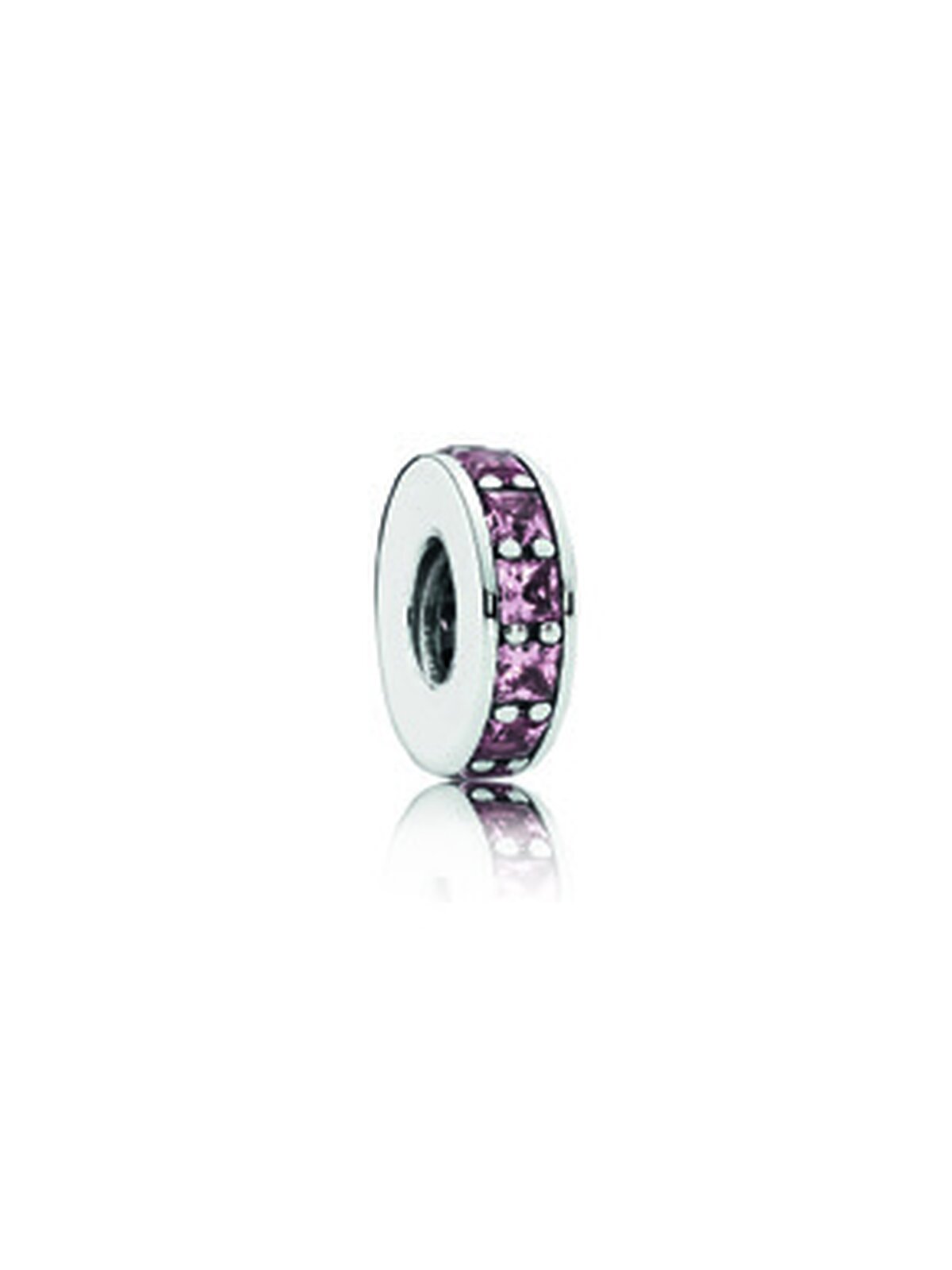 Charm Separador Pandora Eternidad Rosa Rubor