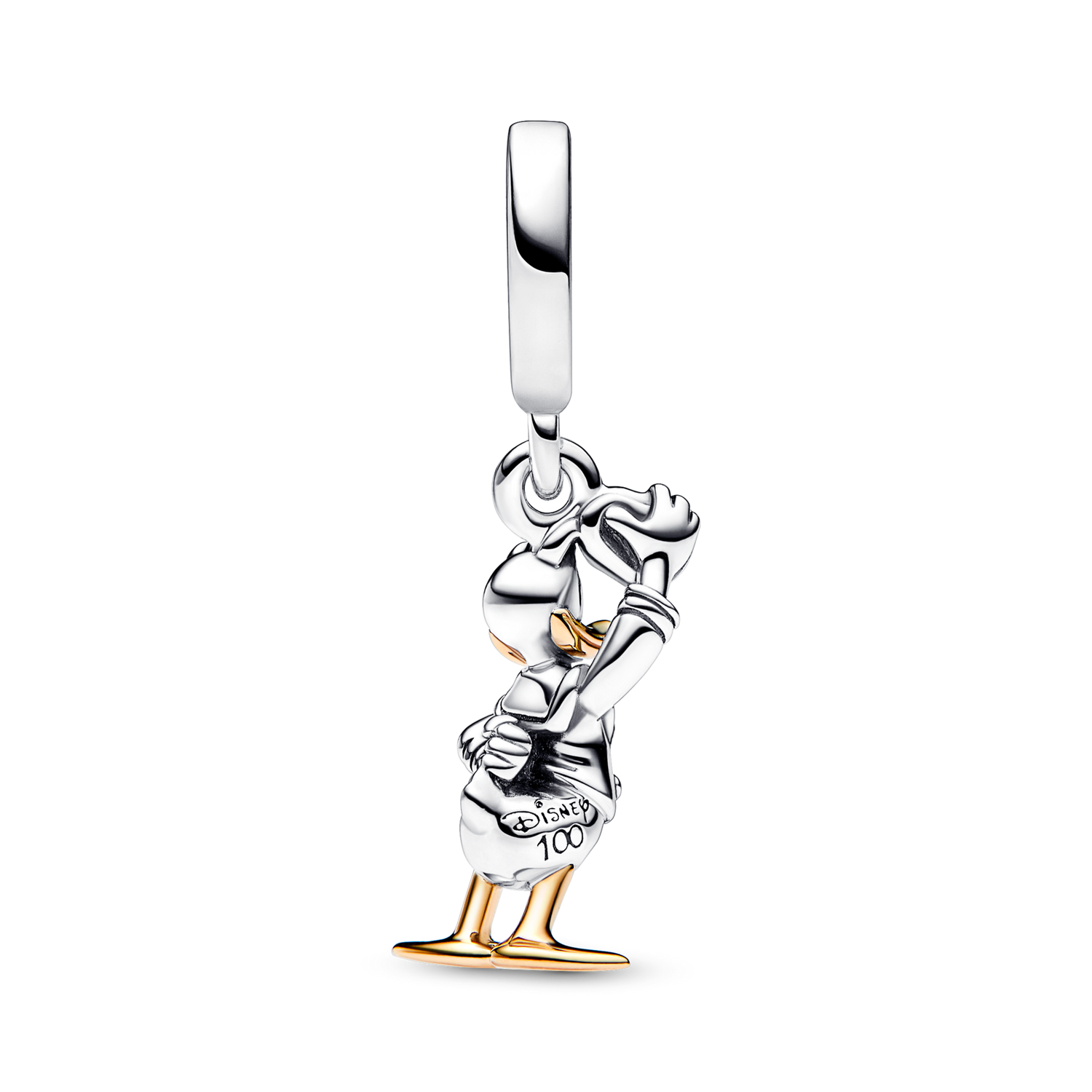 Charm Colgante Pato Donald 100 Aniversario de Disney con Diamante sintético - vista 2