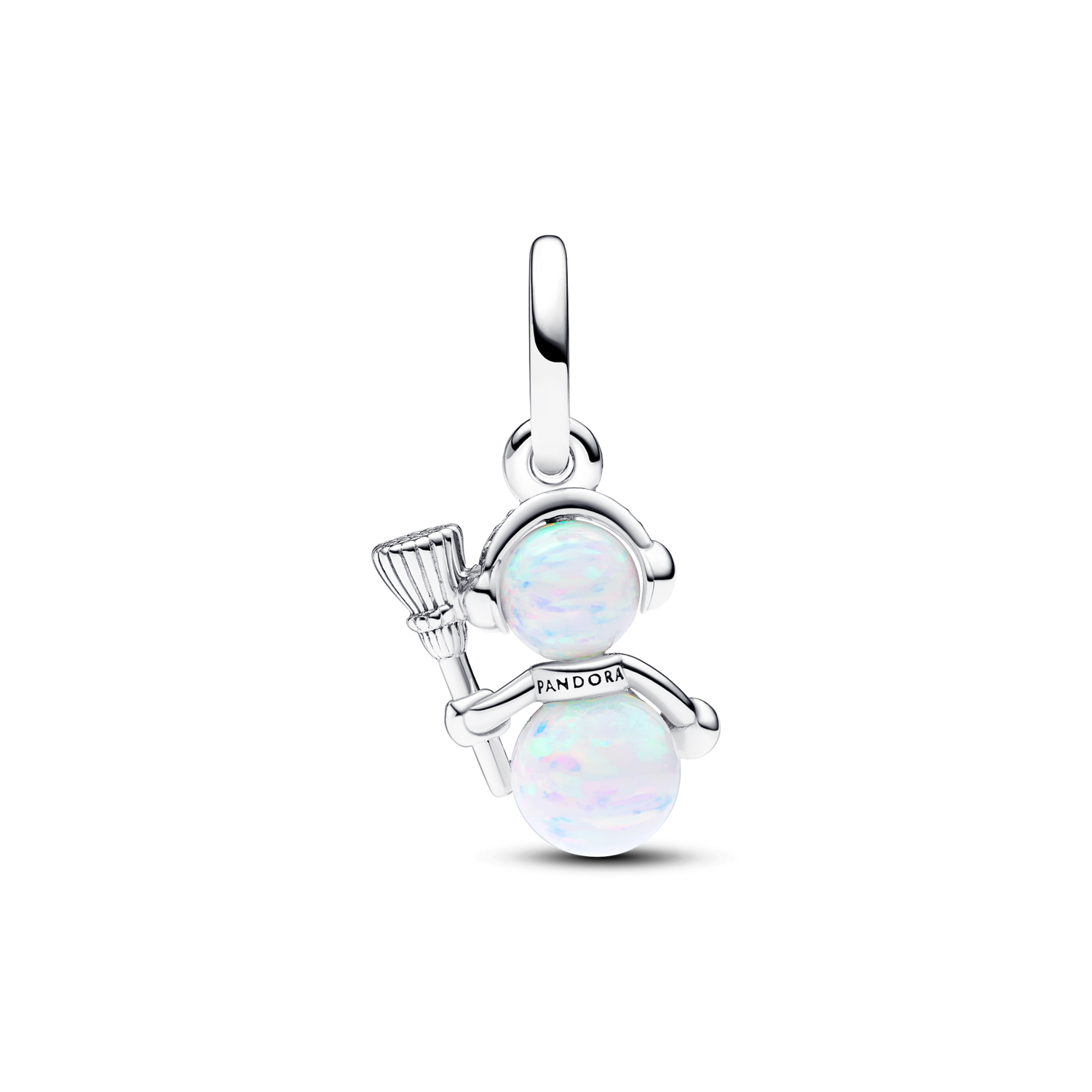 Charm Colgante Muñeco de Nieve Opalescente - vista 2