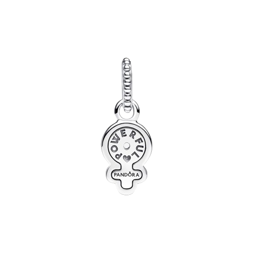 Charm Colgante Opalescente Mujer Poderosa - Vista posterior