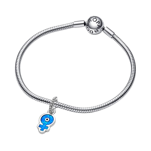 Charm Colgante Opalescente Mujer Poderosa - Vista lateral