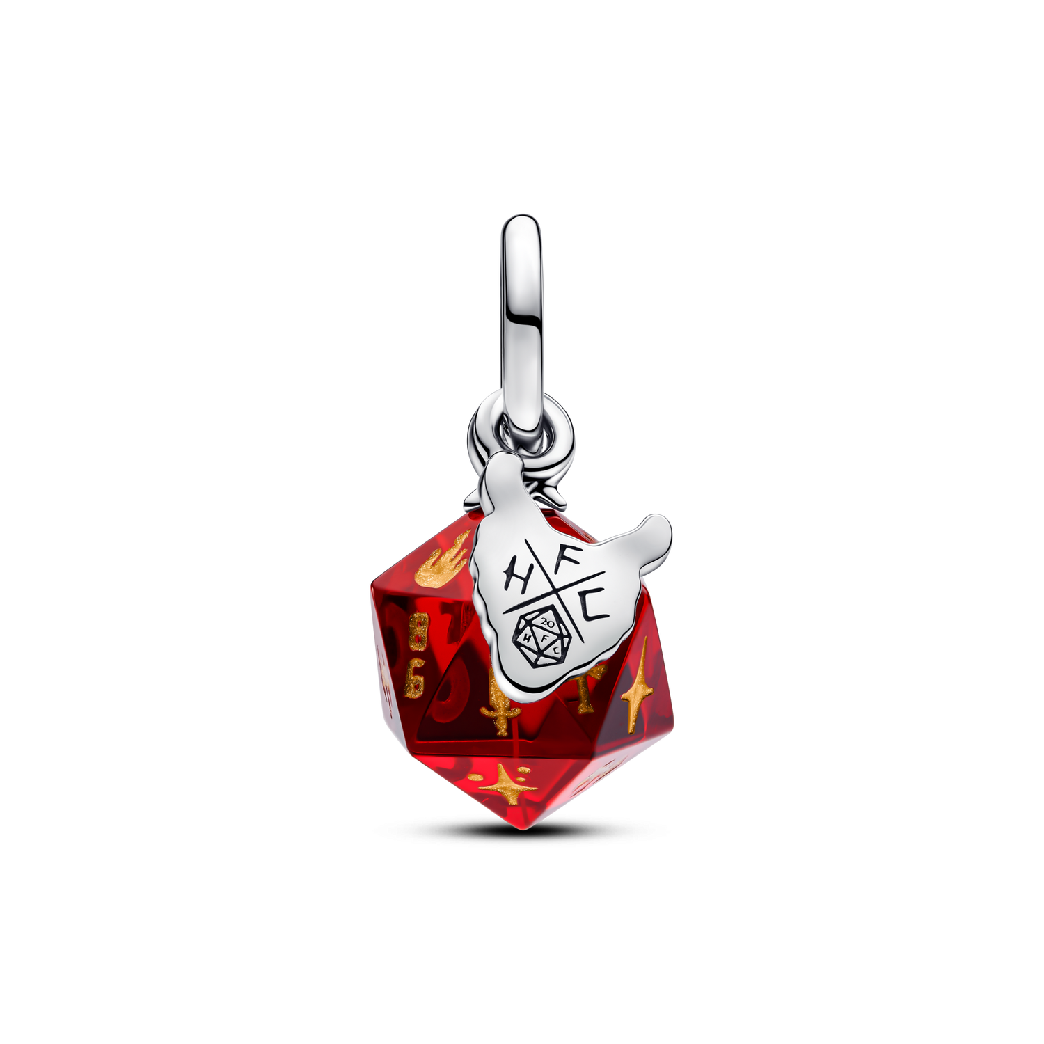 Charm Colgante Dado Club del Fuego Infernal de Stranger Things - vista 2