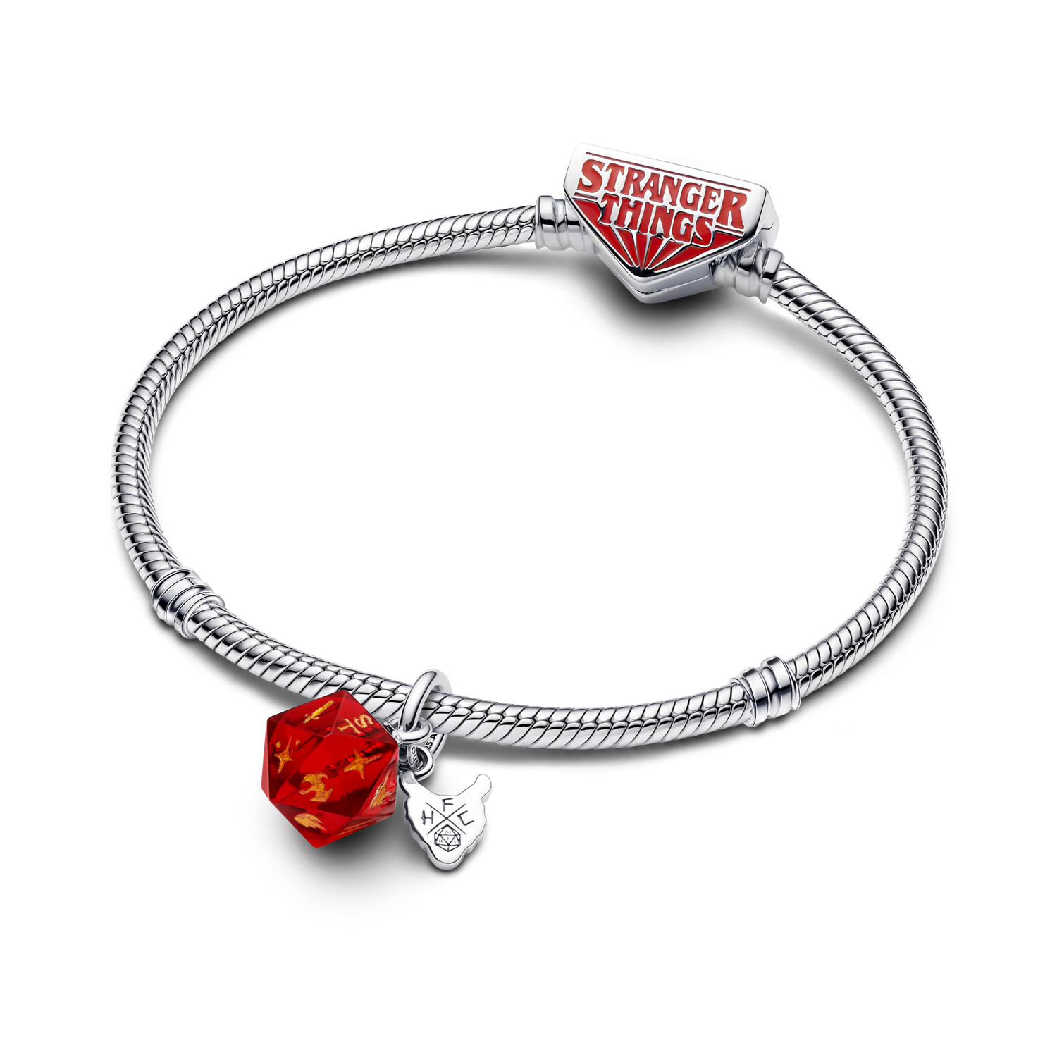 Charm Colgante Dado Club del Fuego Infernal de Stranger Things - vista 3