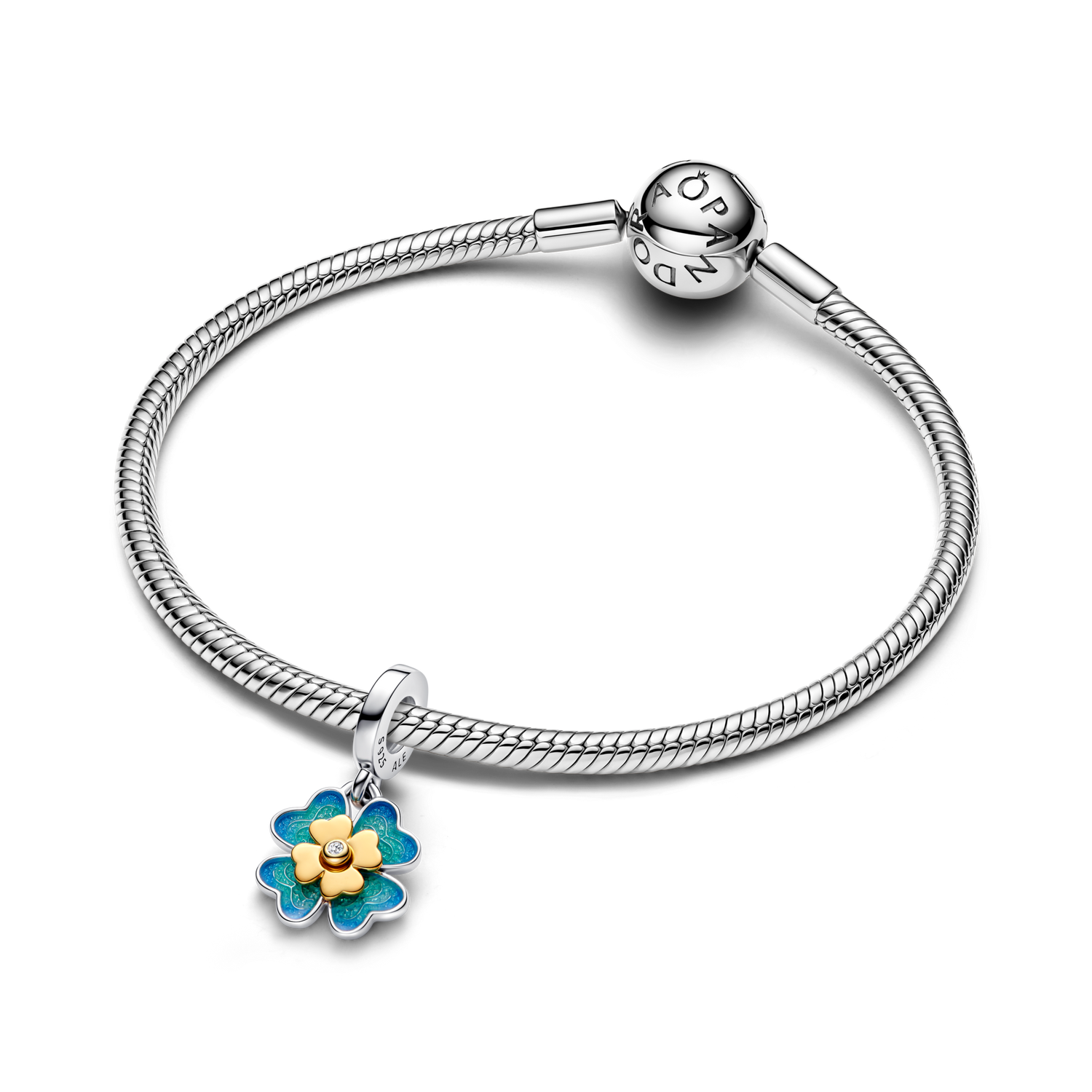 Charm Colgante Pandora Club 2025 Trébol de Cuatro Hojas - vista 3