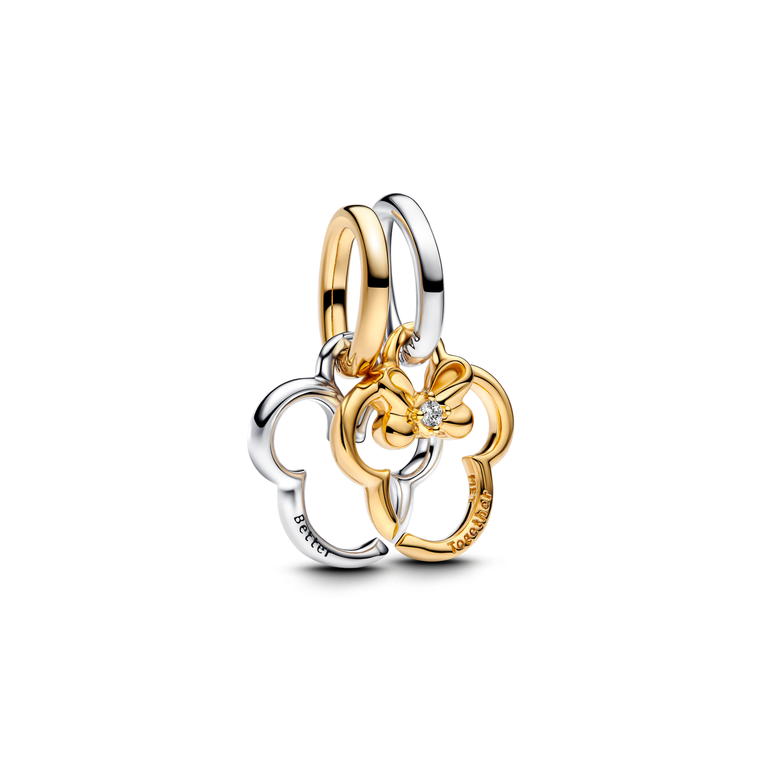 Charm Colgante Divisible Mickey Mouse & Minnie Mouse de Disney - vista 1