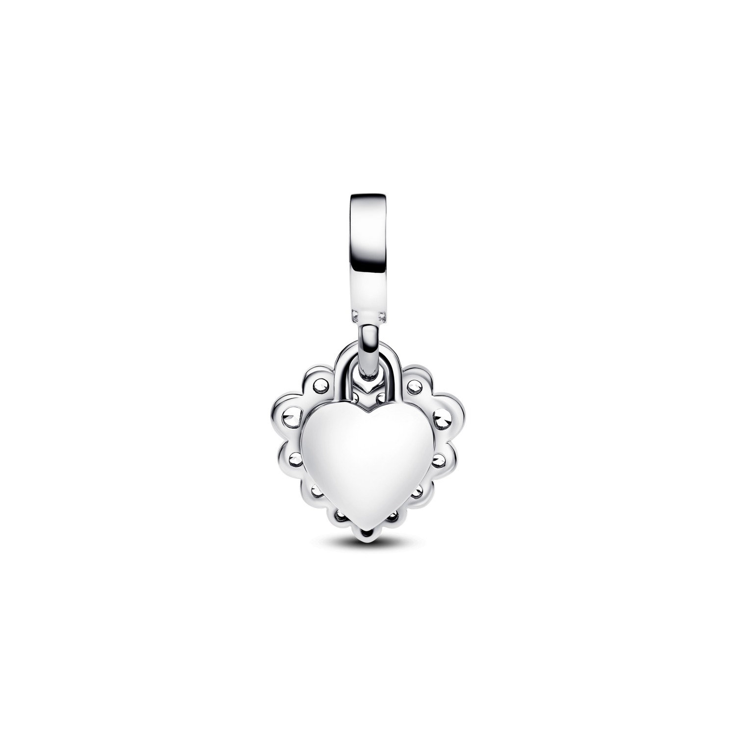 Charm Colgante Doble Corazón Brillante - vista 2